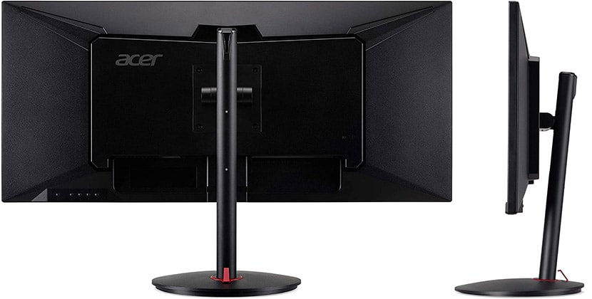 acer nitro xv340ck p monitor design