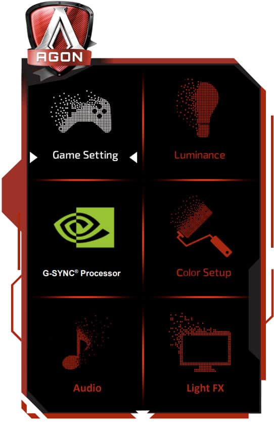 AOC AG274QG OSD Menu