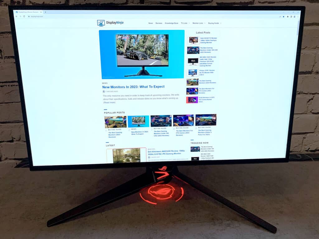 ASUS PG27AQDM DisplayNinja Review