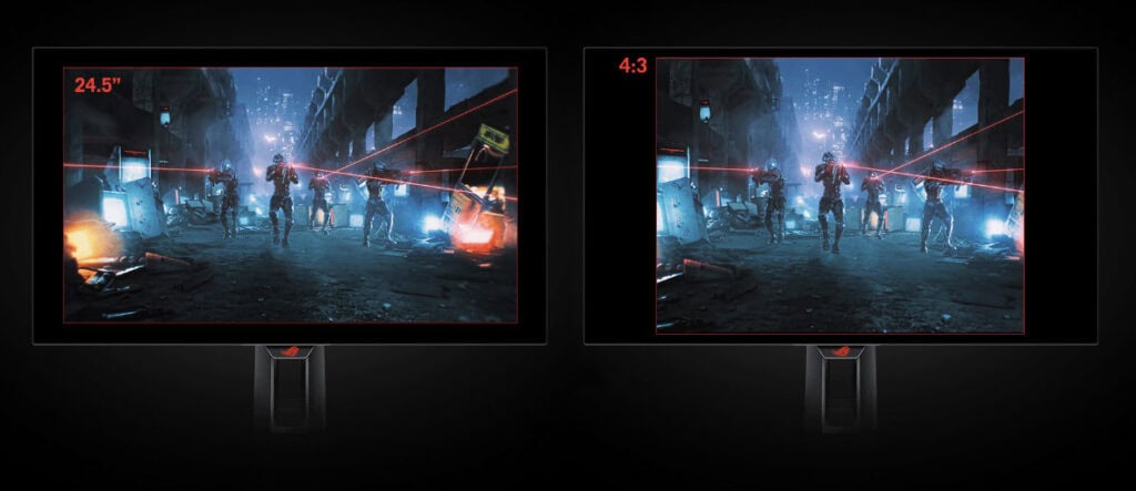 ASUS PG27AQDP Aspect Ratio Control