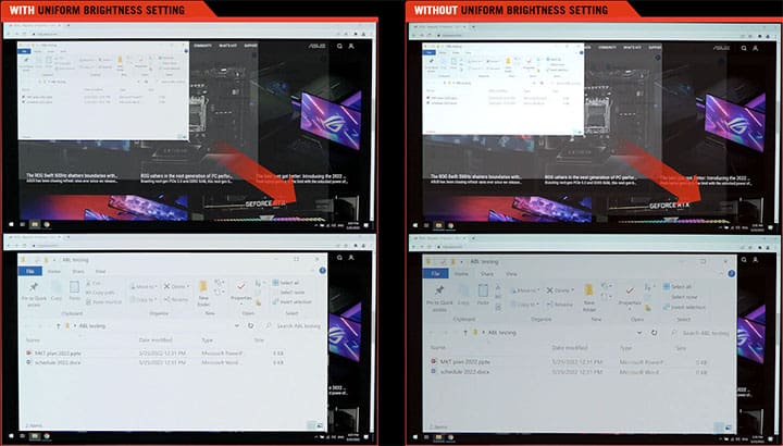 ASUS Uniform Brightness