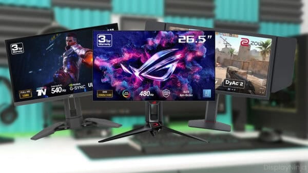 Best 480Hz Gaming Monitors