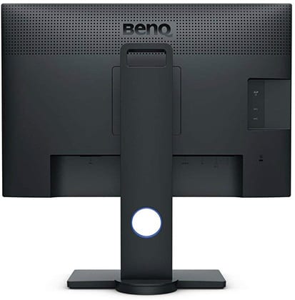 benq sw240 monitor back