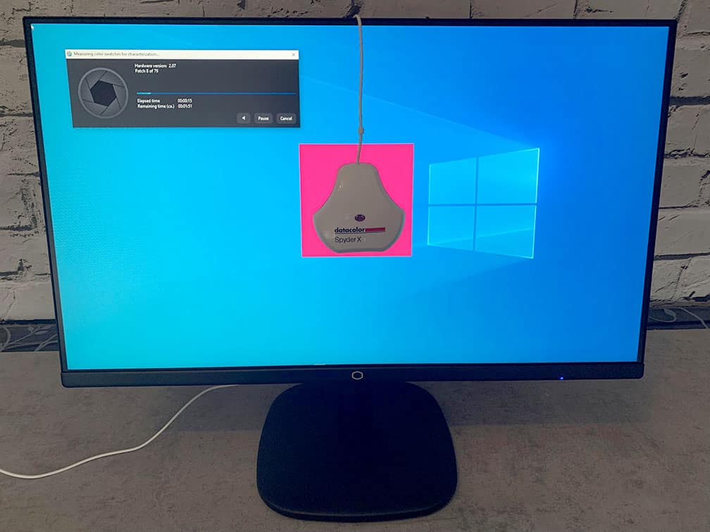 Cooler Master GA241 and Datacolor SpyderX Pro