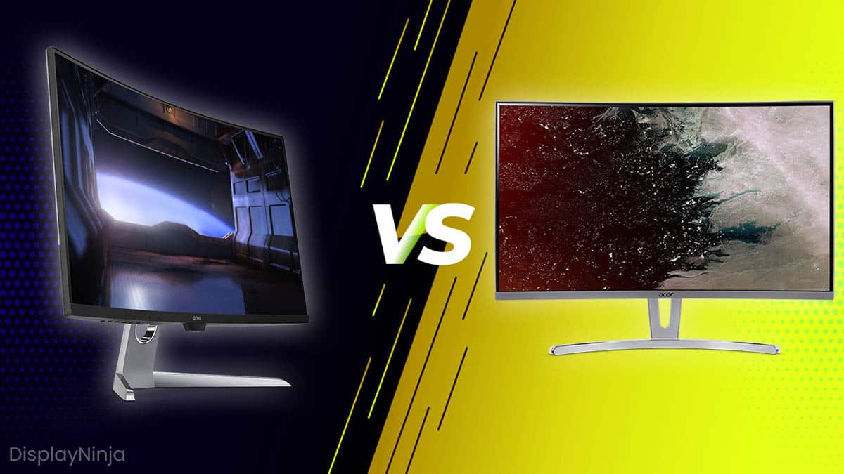 Curved vs Flat Monitor