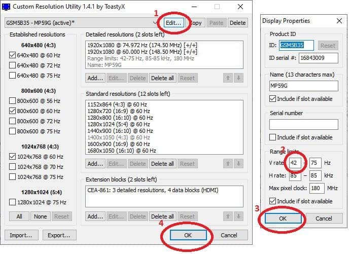 custom resolution utility settings