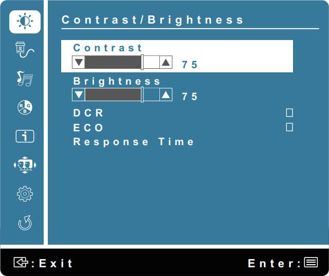 Dell G2725D OSD Menu