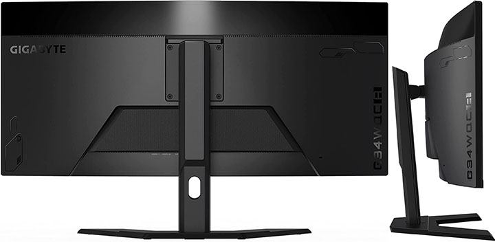 Gigabyte G34WQC A Monitor Design