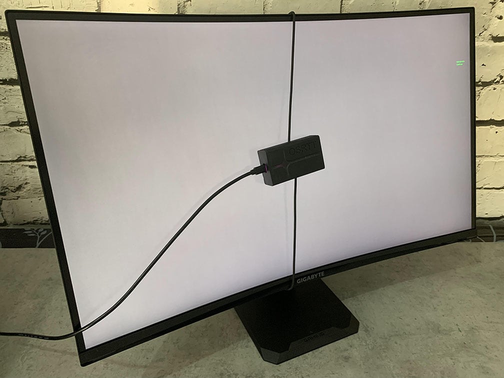 Gigabyte GS27QC and OSRTT