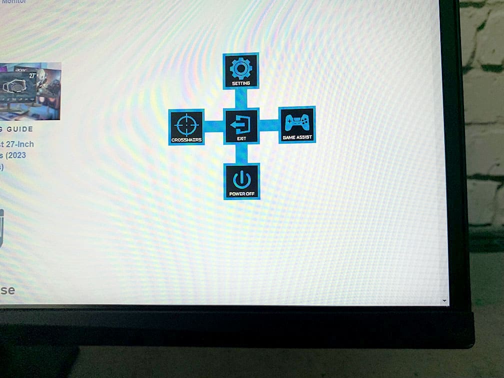 Gigabyte GS27QC OSD Menu