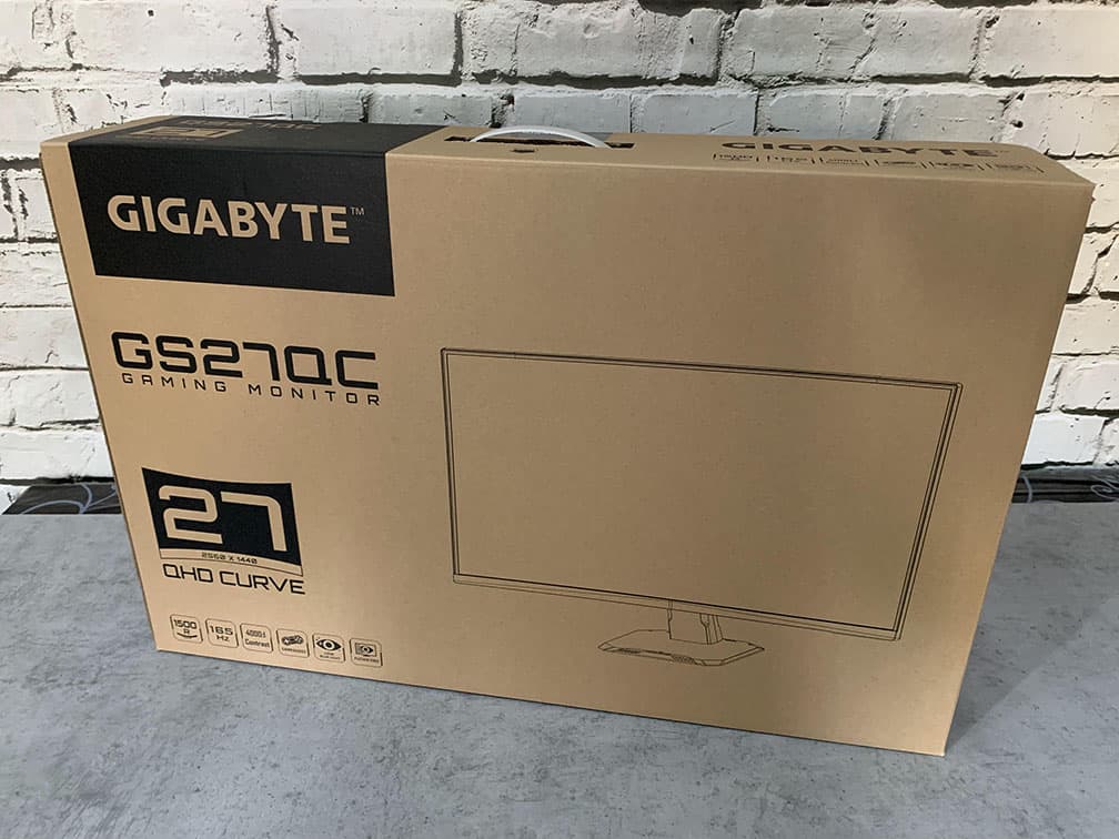 Gigabyte GS27QC Unboxing