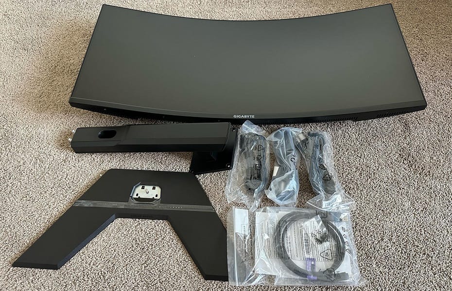 Gigabyte GS34WQC Contents