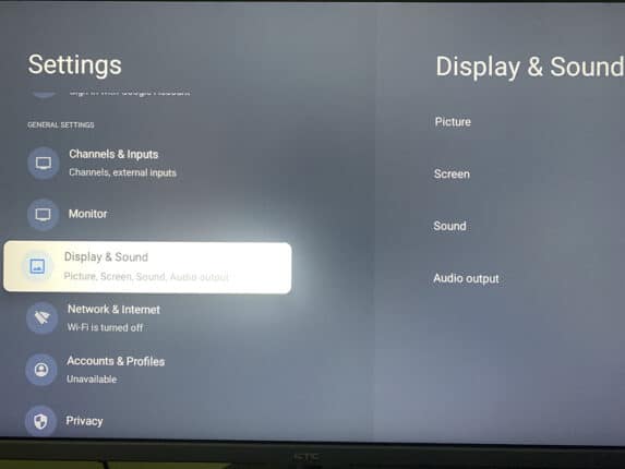 KTC A32Q8 OSD Menu 7