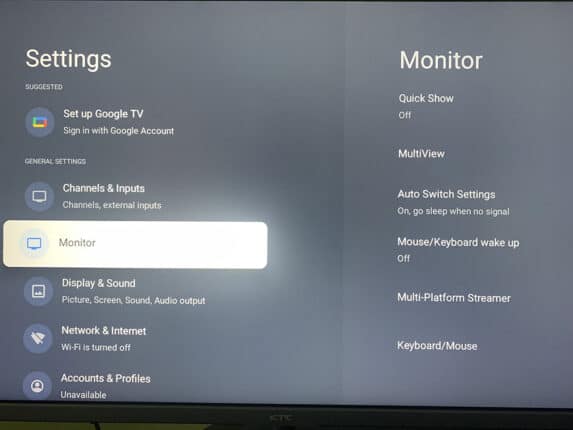 KTC A32Q8 OSD Menu 8