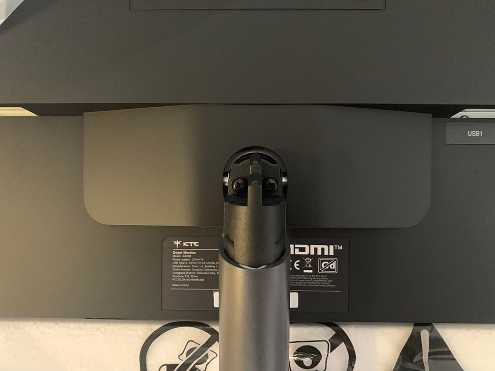 KTC A32Q8 Stand Install Part 2