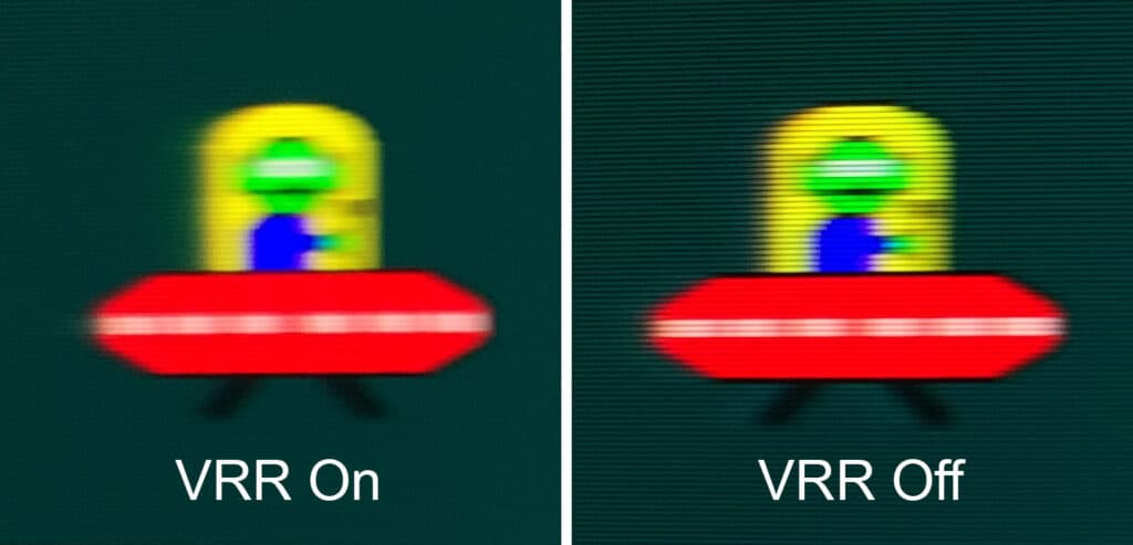 KTC H24T09Plus VRR on vs off