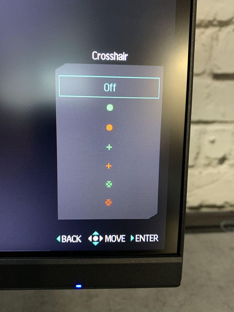 KTC H27T22S Crosshairs