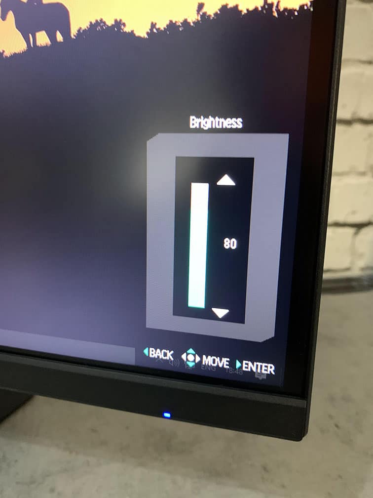 KTC H27T22S Quick Brightness Settings