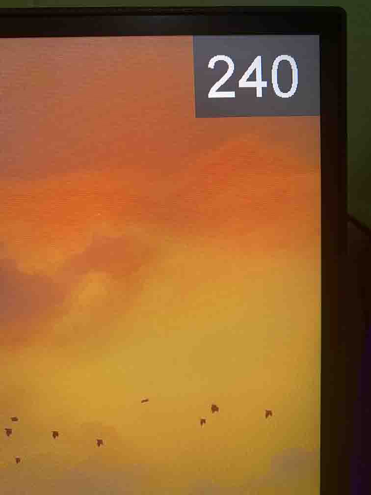 KTC H32S25E Refresh Rate Tracker