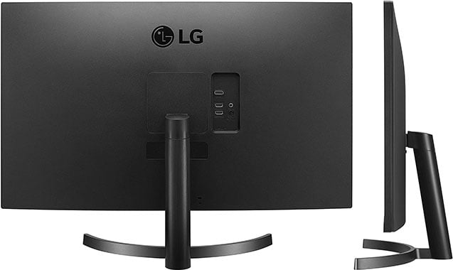 LG 27QN600 Monitor Back