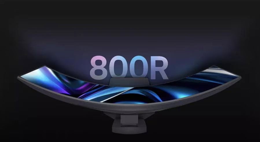 LG 34GS95QE 800R Screen Curvature