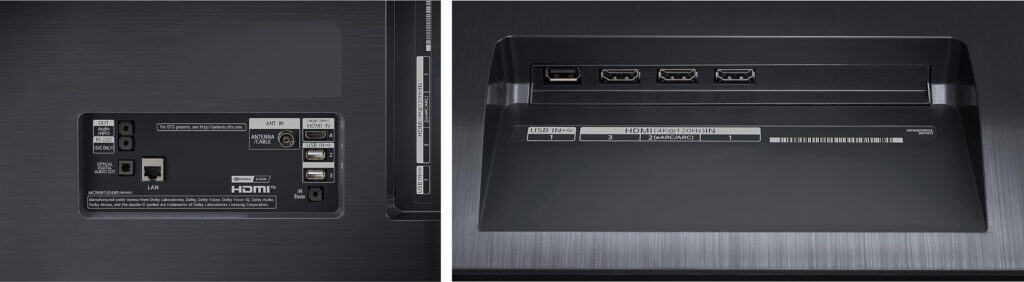 LG OLED48C3 Ports
