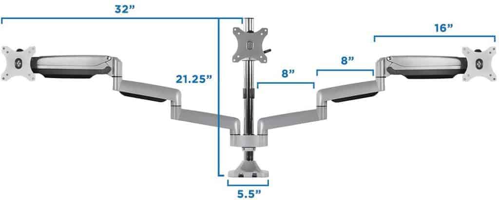 Mount It! MI 2753 Dimensions