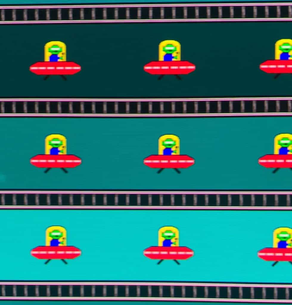 MSI MPG 321CURX Blur Busters UFO Ghosting Test