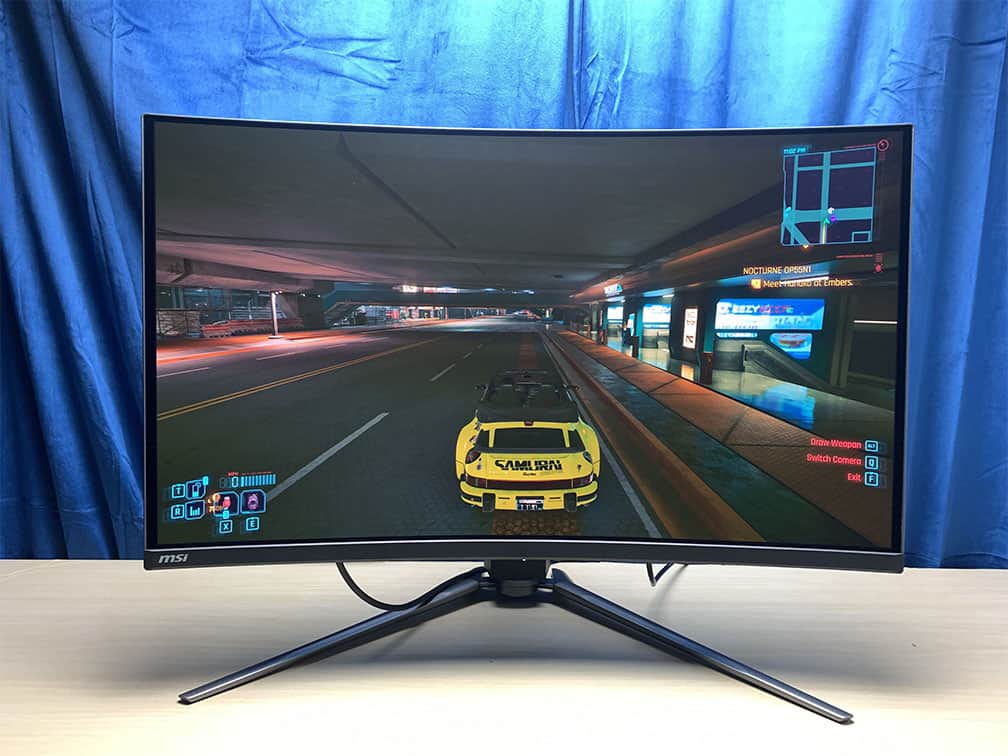 MSI MPG 321CURX Features AI Vision