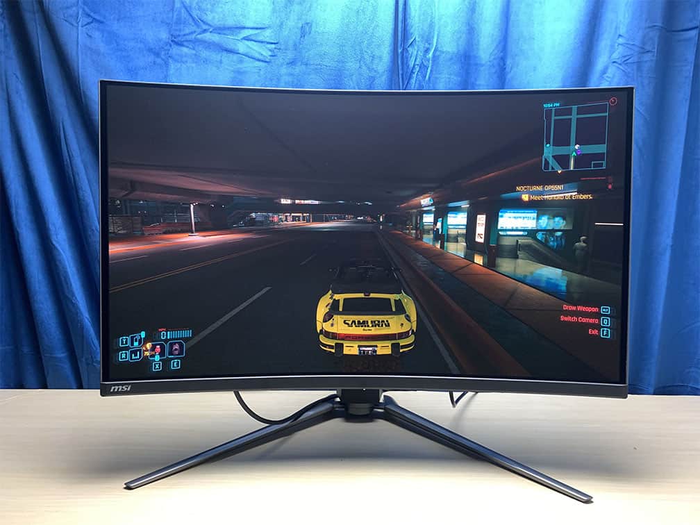 MSI MPG 321CURX Features NV Off