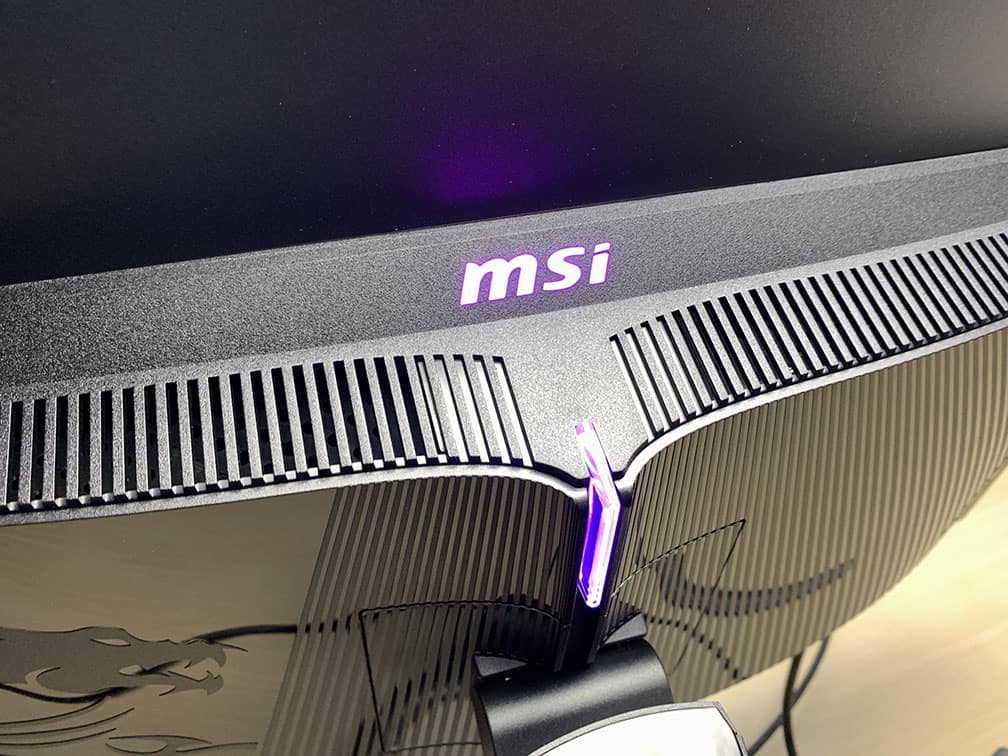 MSI MPG 321CURX RGB Lighting