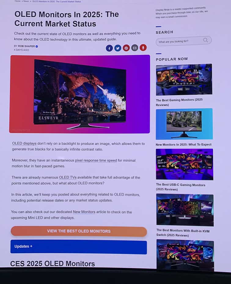 MSI MPG 321CURX Subpixel layout 2