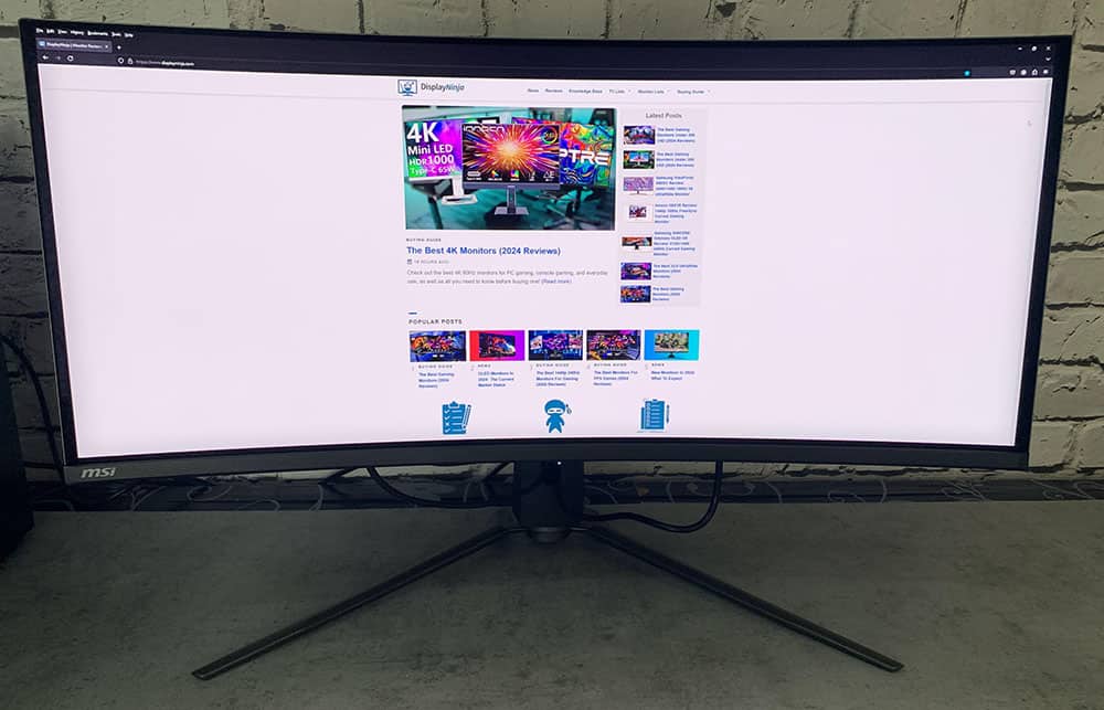 MSI MPG 341CQPX DisplayNinja Review