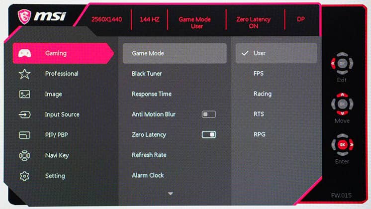 msi optix mpg27cq rgb
