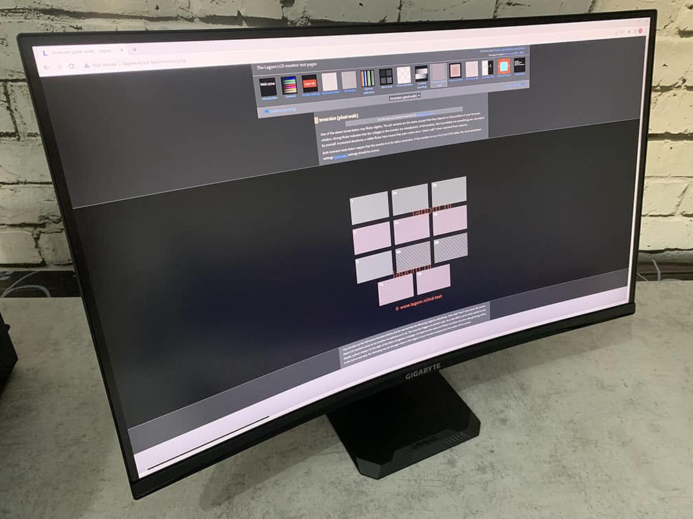 Pixel Inversion Test