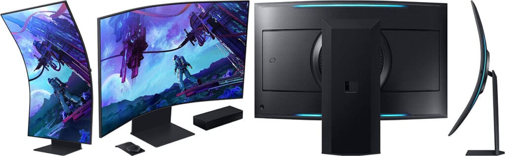 Samsung G97NC Monitor Design