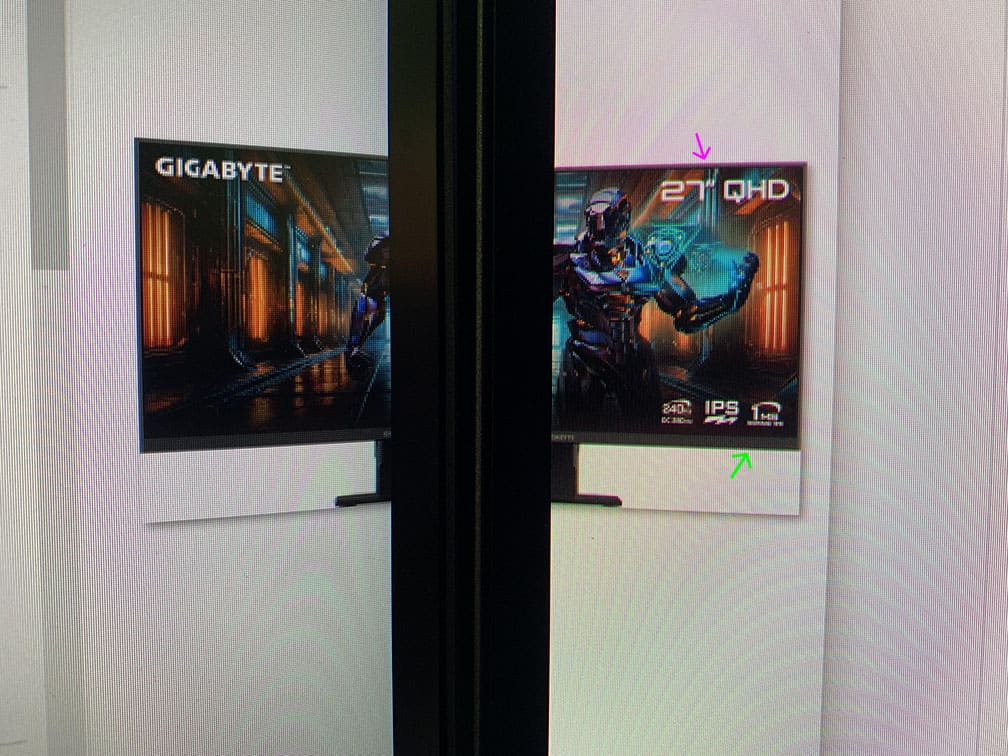 Samsung QD OLED Triangular Subpixel Fringing