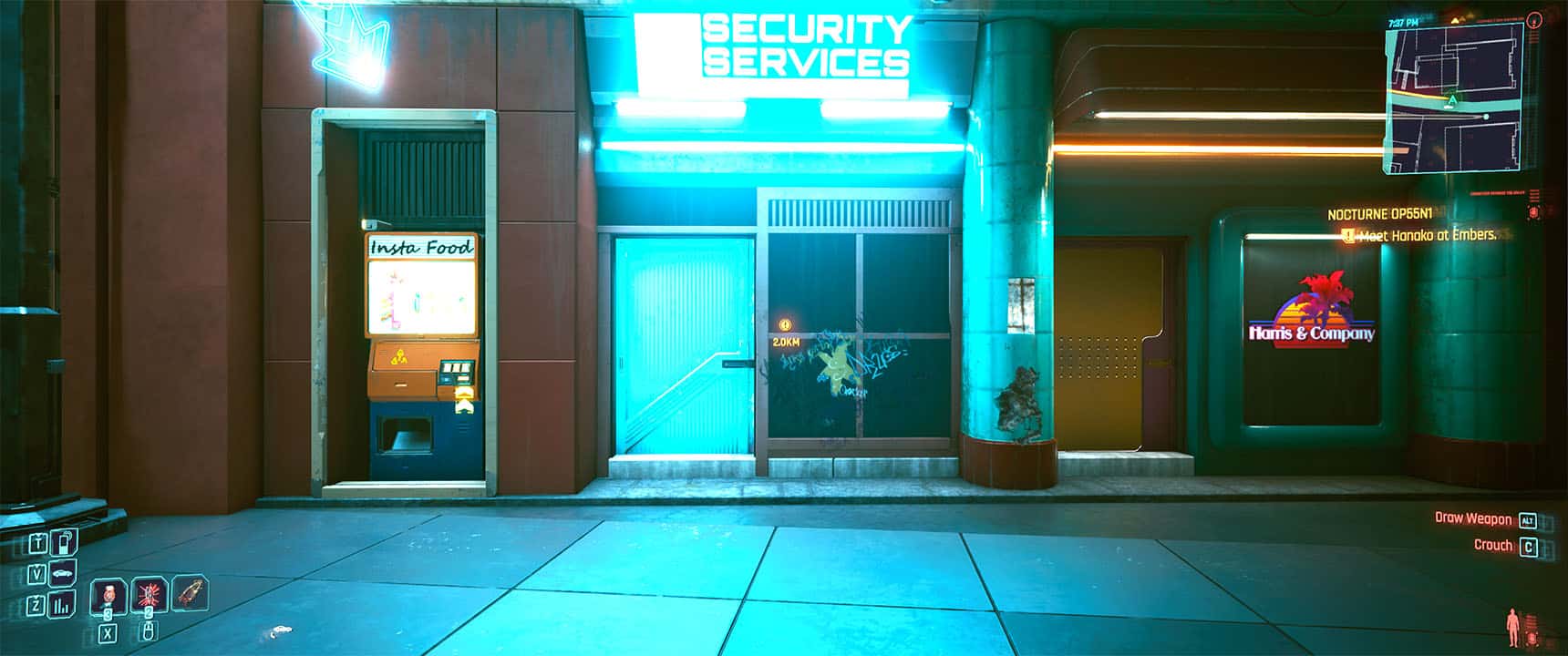 Security Service Real Scene HDR Brightness Test