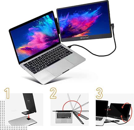 Sidetrak Swivel Portable Monitor Design