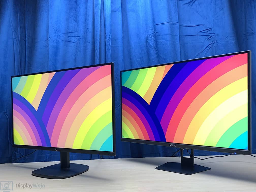 VA vs IPS Viewing Angles Side View