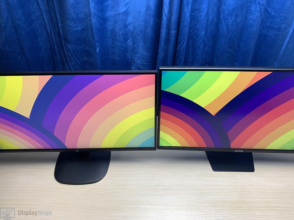 VA vs IPS Viewing Angles Top View