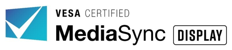 VESA Certified MediaSync Display