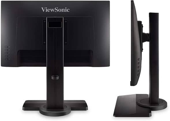 viewsonic xg2405 monitor back